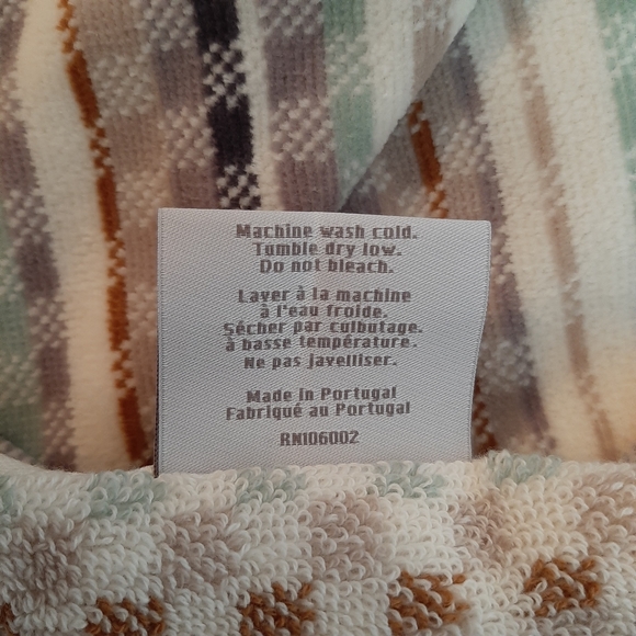 Felpinter Broken Stripe Combed Long Staple Cotton Bath Towel Set - Picture 14 of 16